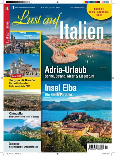 Lust auf Italien – Marz 2023 Cover