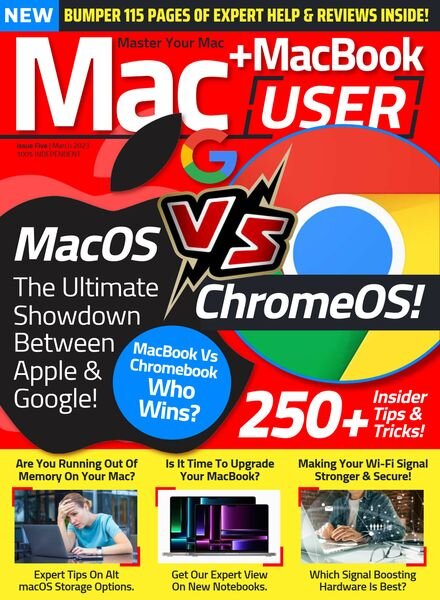 Mac & MacBook User – Issue 5 – March 2023 Cover