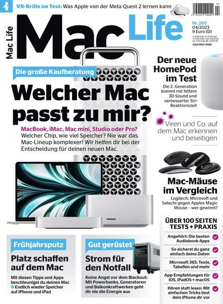 Mac Life Germany – April 2023 Cover