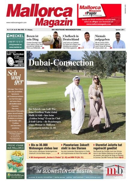 Mallorca Magazin – 16 Marz 2023 Cover