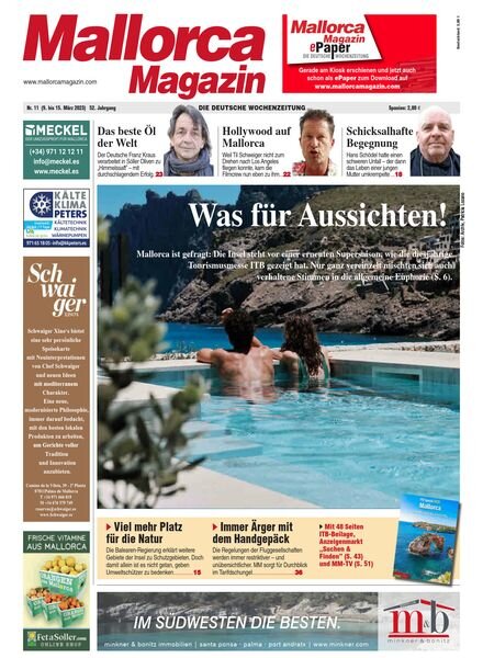 Mallorca Magazin – 9 Marz 2023 Cover