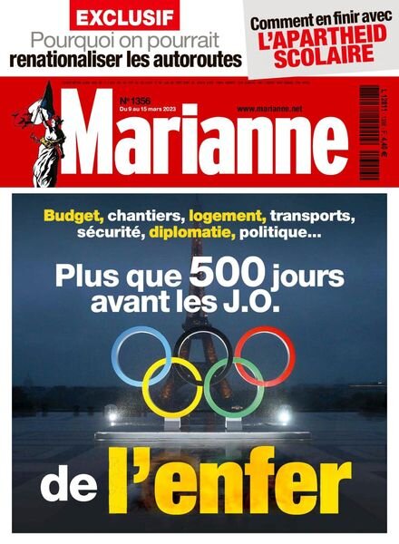 Marianne – 09 mars 2023 Cover