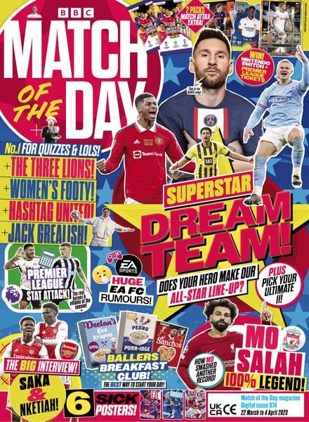 Match of the Day – 22 March 2023 Cover