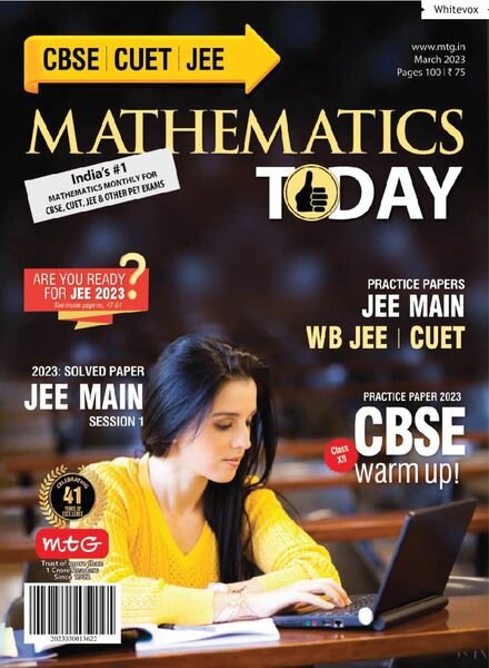 Mathematics Today – March 2023 Cover