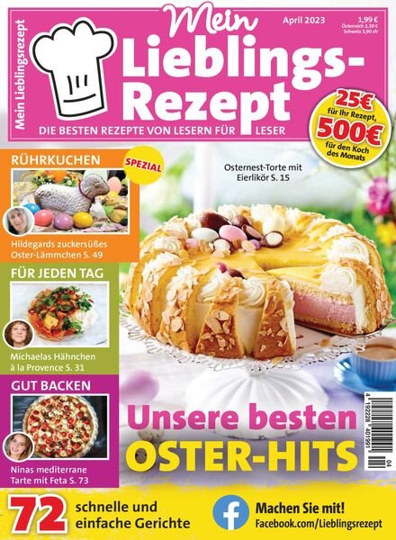 Mein Lieblingsrezept – Marz 2023 Cover