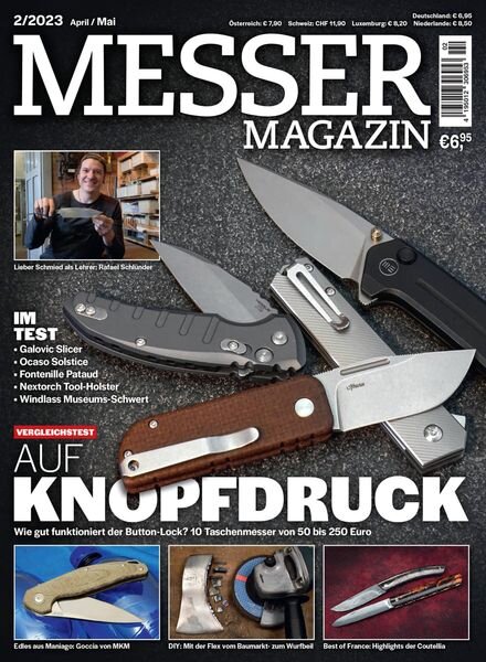 Messer Magazin – April 2023 Cover
