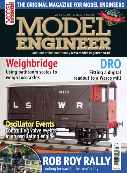 Model Engineer – 24 March 2023 Cover