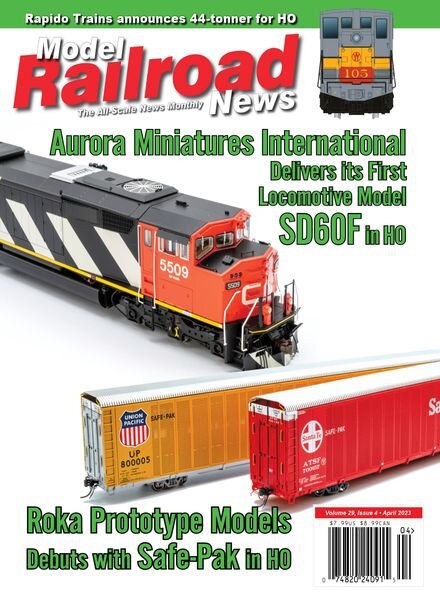 Model Railroad News – April 2023 Cover