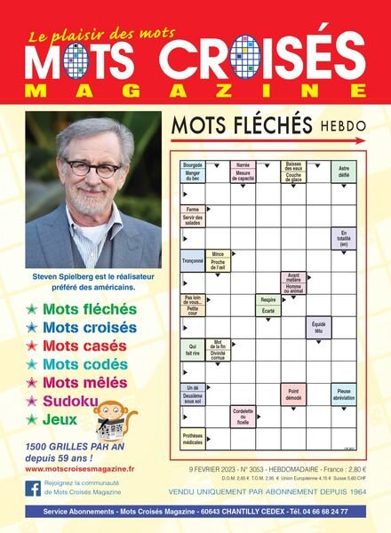 Mots Croises Magazine – 09 mars 2023 Cover