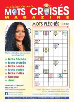 Mots Croises Magazine – 16 mars 2023