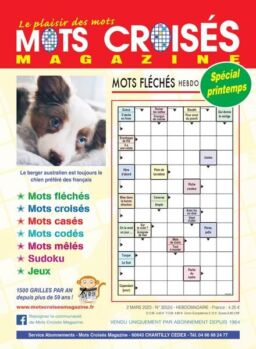 Mots Croises Magazine – mars 2023