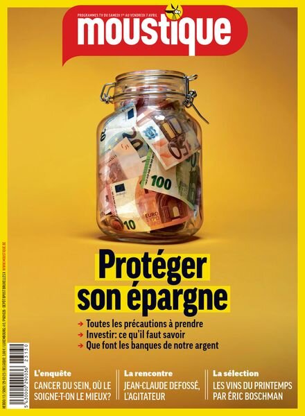 Moustique Magazine – 29 Mars 2023 Cover