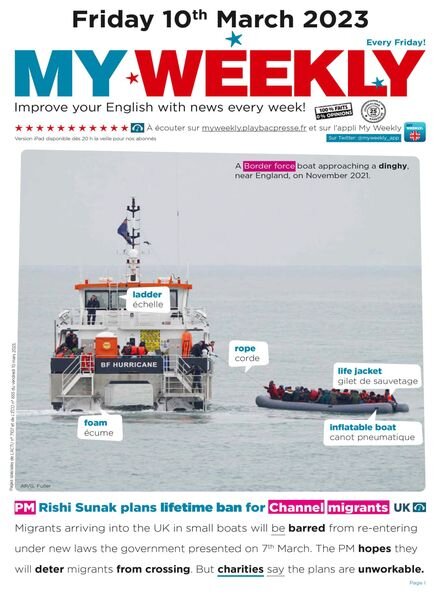 My Weekly Fr – 10 mars 2023 Cover