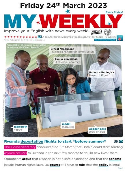My Weekly Fr – 24 mars 2023 Cover