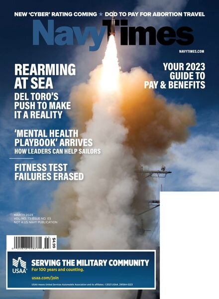 Navy Times – 13 March 2023 Cover