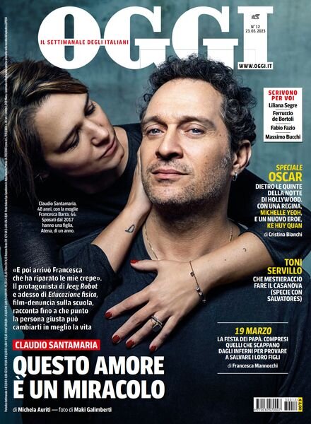Oggi – 23 marzo 2023 Cover