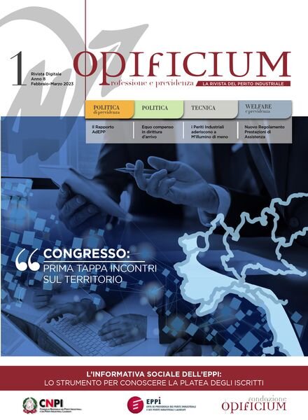 Opificium – Febbraio-Marzo 2023 Cover