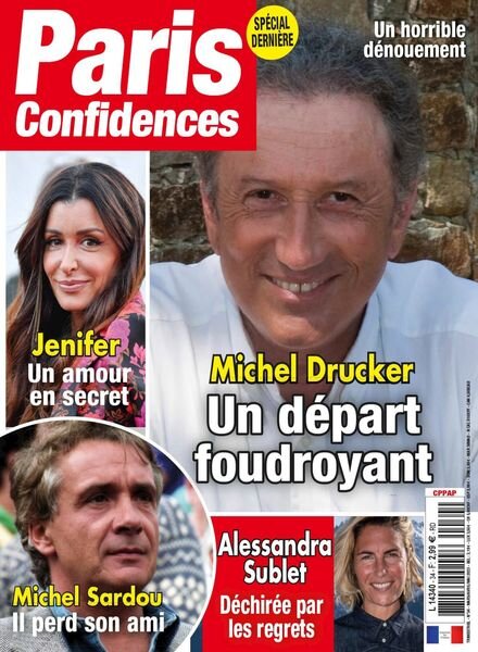 Paris confidences – 01 mars 2023 Cover