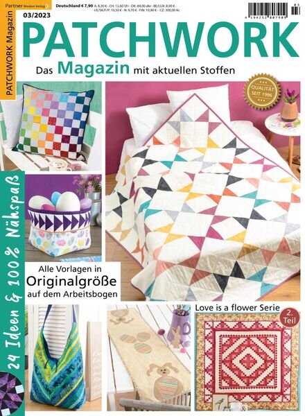 Patchwork Magazin – Marz 2023 Cover