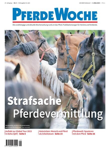PferdeWoche – 08 Marz 2023 Cover
