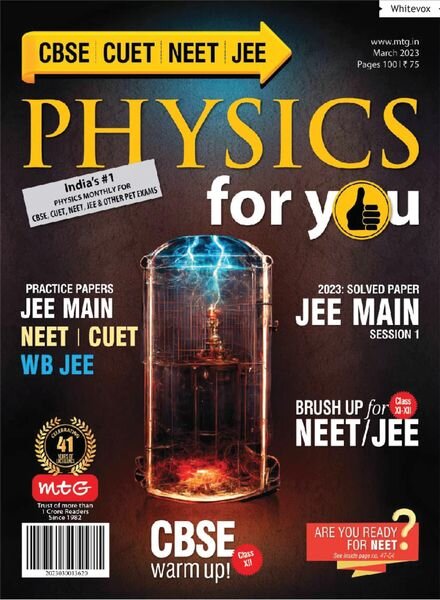 Physics For You – March 2023 Cover