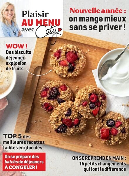 Plaisir au menu avec Caty – Janvier-Mars 2023 Cover