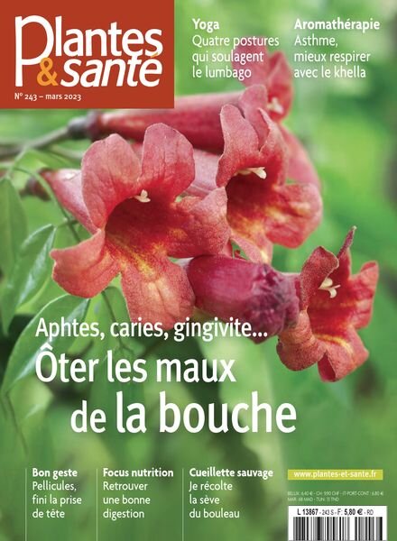 Plantes & Sante – Mars 2023 Cover