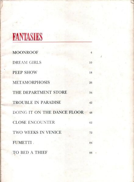 Playboy’s Fantasies – Winter 1991 Cover