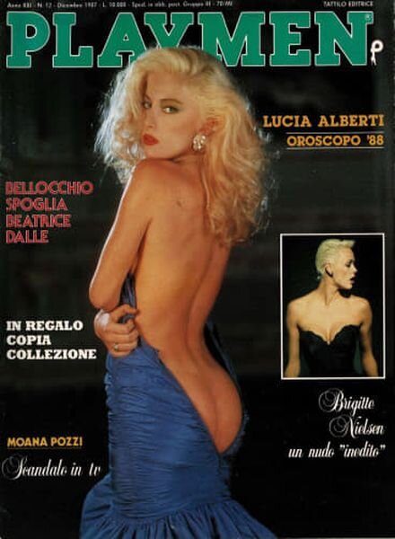 Playmen – Dicembre 1987 Cover