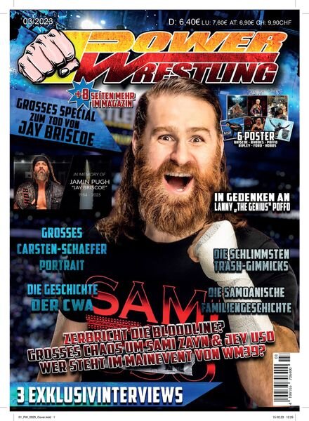 Power-Wrestling – Februar 2023 Cover