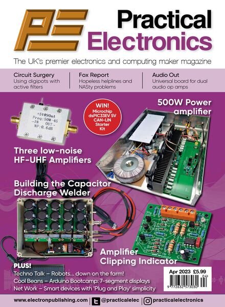Practical Electronics – April 2023 Cover