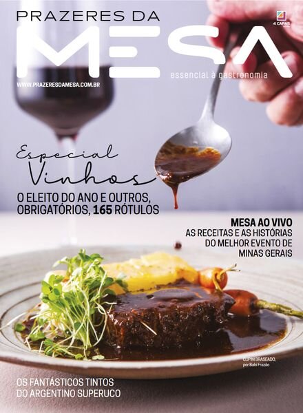 Prazeres da Mesa – marco 2023 Cover