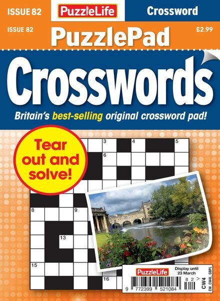 PuzzleLife PuzzlePad Crosswords – 23 February 2023 Cover