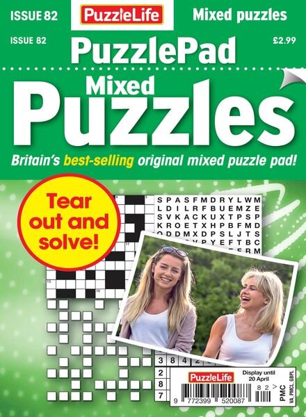 PuzzleLife PuzzlePad Puzzles – 23 March 2023 Cover