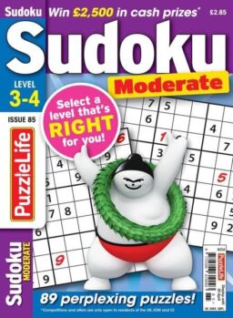 PuzzleLife Sudoku Moderate – March 2023