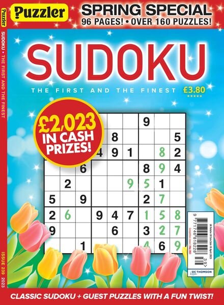 Puzzler Sudoku – March 2023 Cover