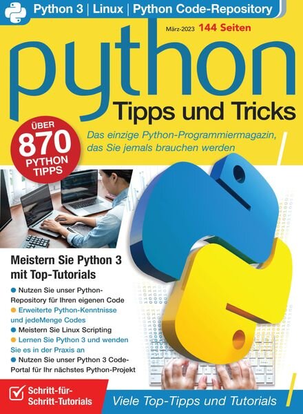 Python Das essentielle Handbuch – 15 Marz 2023 Cover