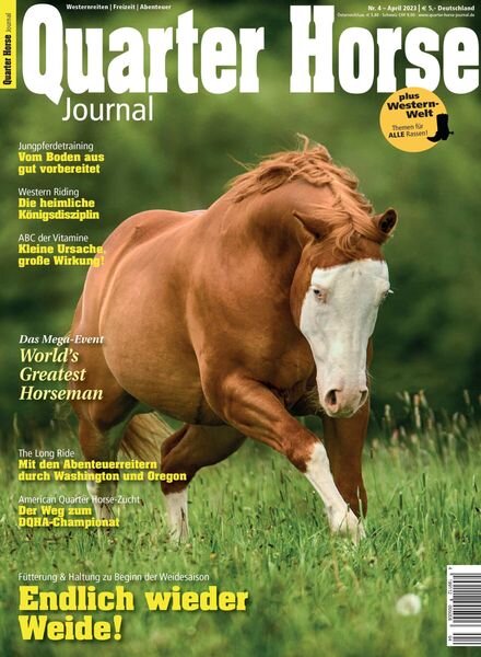 Quarter Horse Journal – Marz 2023 Cover