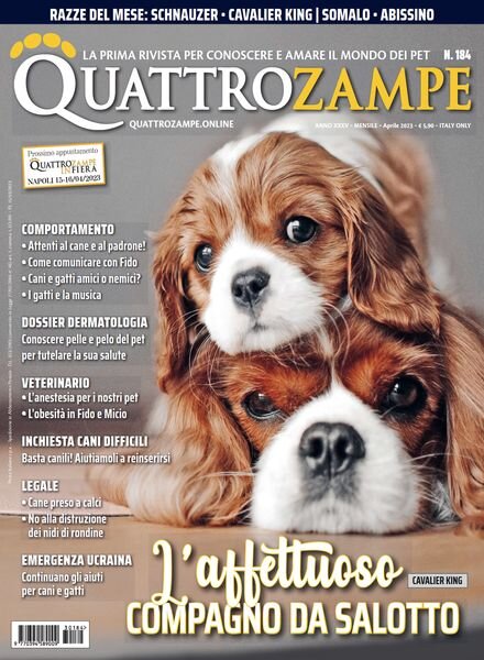 QuattroZampe – marzo 2023 Cover