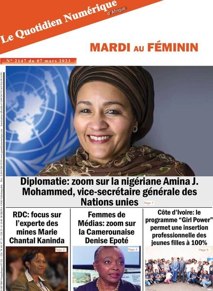 Quotidien Numerique d’Afrique – 07 mars 2023 Cover