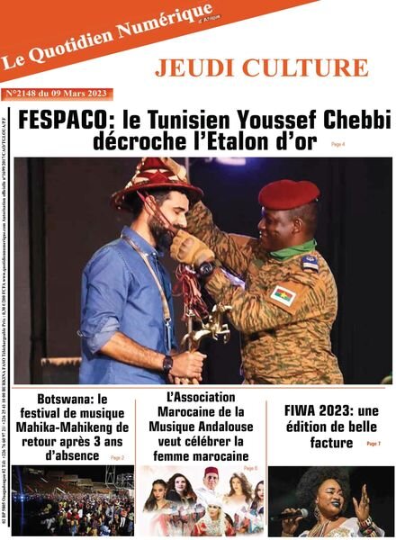 Quotidien Numerique d’Afrique – 09 mars 2023 Cover