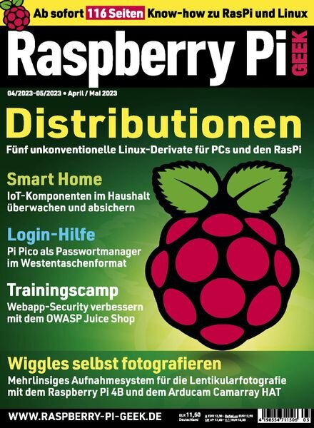 Raspberry Pi Geek – Marz 2023 Cover