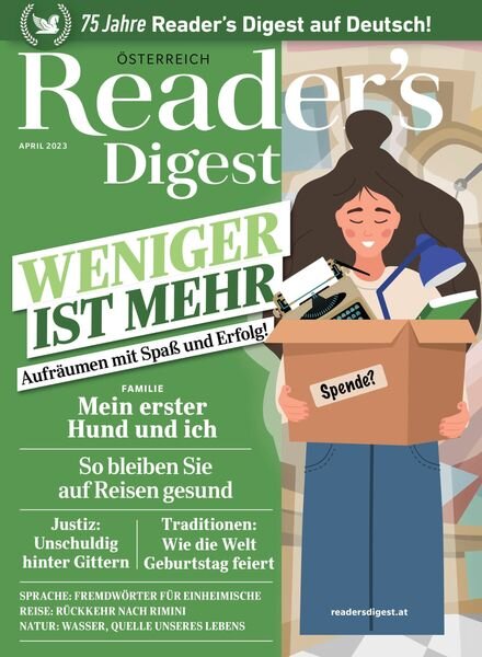 Reader’s Digest Osterreich – April 2023 Cover