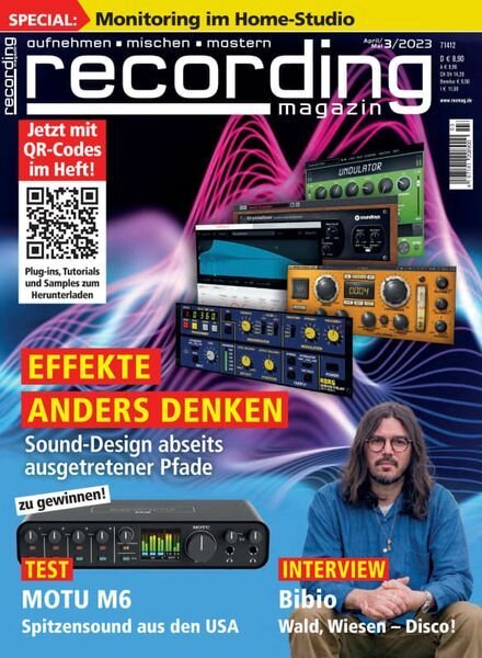 Recording Magazin – April 2023 Cover
