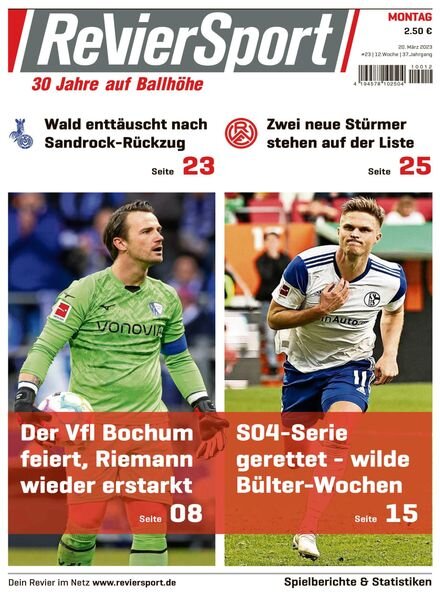 RevierSport – 20 Marz 2023 Cover