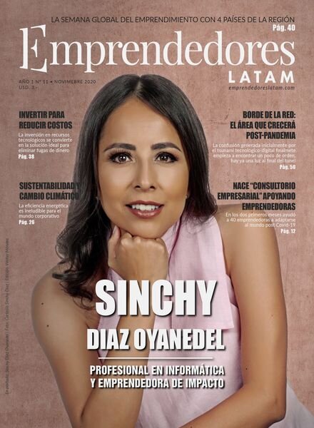 Revista Emprendedores Bolivia – noviembre 2020 Cover