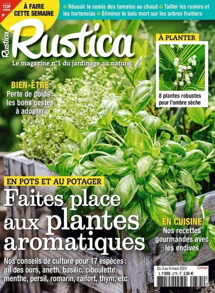 Rustica – 03 mars 2023 Cover