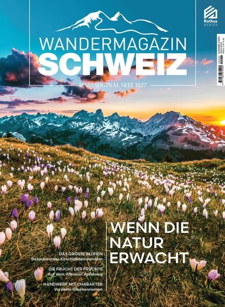 SCHWEIZ Das Wandermagazin – 03 Marz 2023 Cover