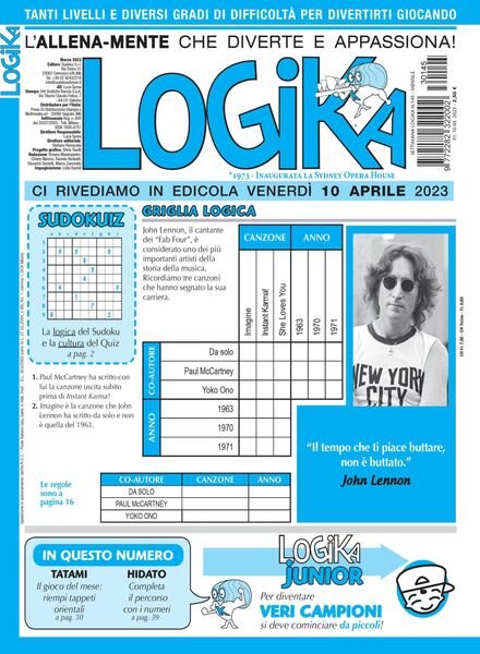 Settimana Logika – 10 marzo 2023 Cover