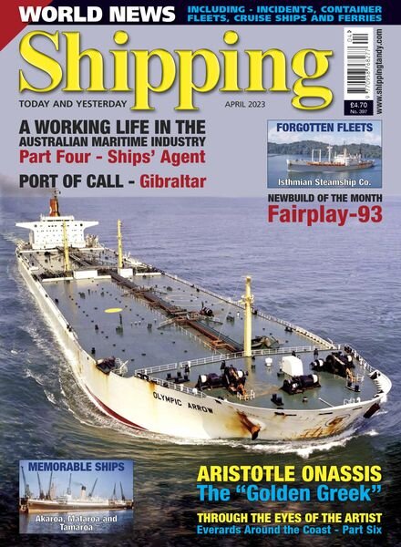 Shipping Today & Yesterday – April 2023 Cover